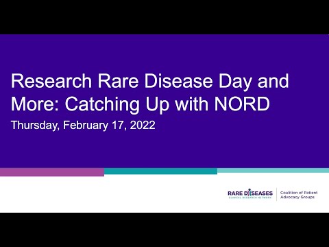 CPAG Webinar: Research, Rare Disease Day & More: Catching Up with NORD