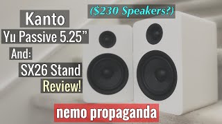 Video thumbnail for Kanto Yu Passive 5.25" & SX26 Speaker Stand Review! by Nemo Propaganda