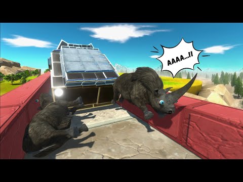 Jet Train vs Monsters Challenge - Animal Revolt Battle Simulator