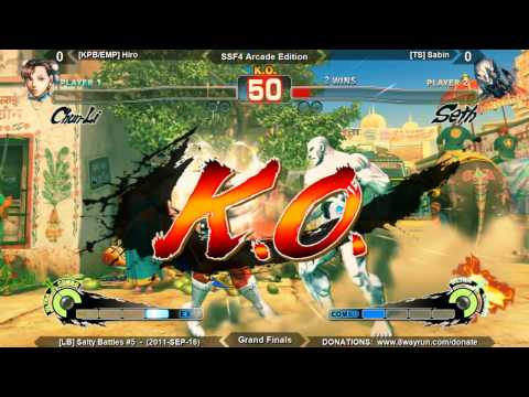 Salty Battles #5 - SSF4ae GF - [KPB.EMP] Hiro VS [TS] Sabin