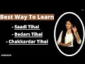 Different Types Of Tihai In Kathak Dance | Saadi Tihai, Bedam Tihai, Chakkardar Tihai
