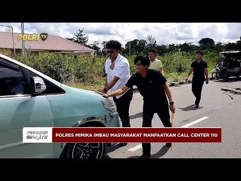 PRESISI UPDATE: POLRES MIMIKA SOSIALISASIKAN LAYANAN CALL CENTER 110 23/06/25 (13.00)
