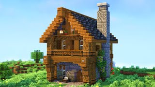 Minecraft | How to build a Small Cabin | Tutorial