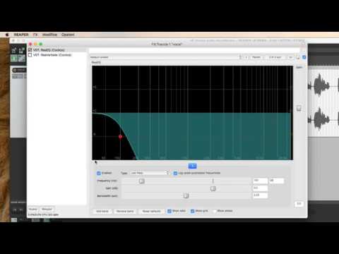 8-2-b ReaEq filtro Lowpass, filtri di 1° e  2° ordine