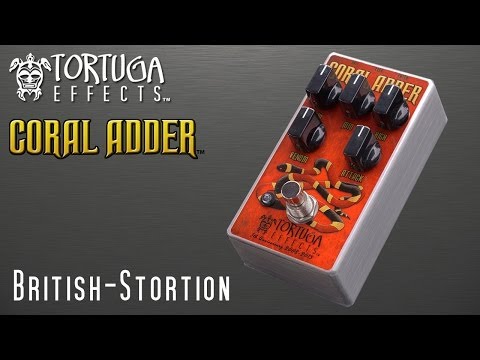 Tortuga Effects Coral Adder British-Stortion pedal image 6