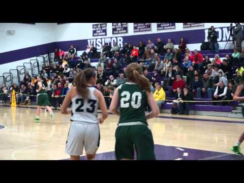 Manasquan's Marina Mabrey finishes on the break