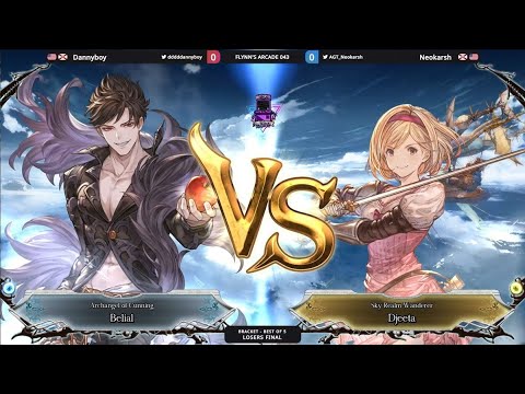 Flynn's Arcade 043 Losers Finals - Dannyboy (Belial) Vs. Neokarsh (Djeeta) Granblue Fantasy:Versus