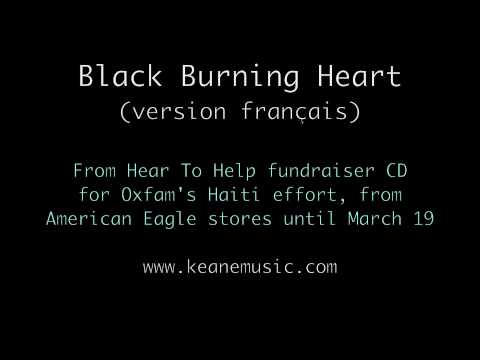 Keane - Black Burning Heart (version français)
