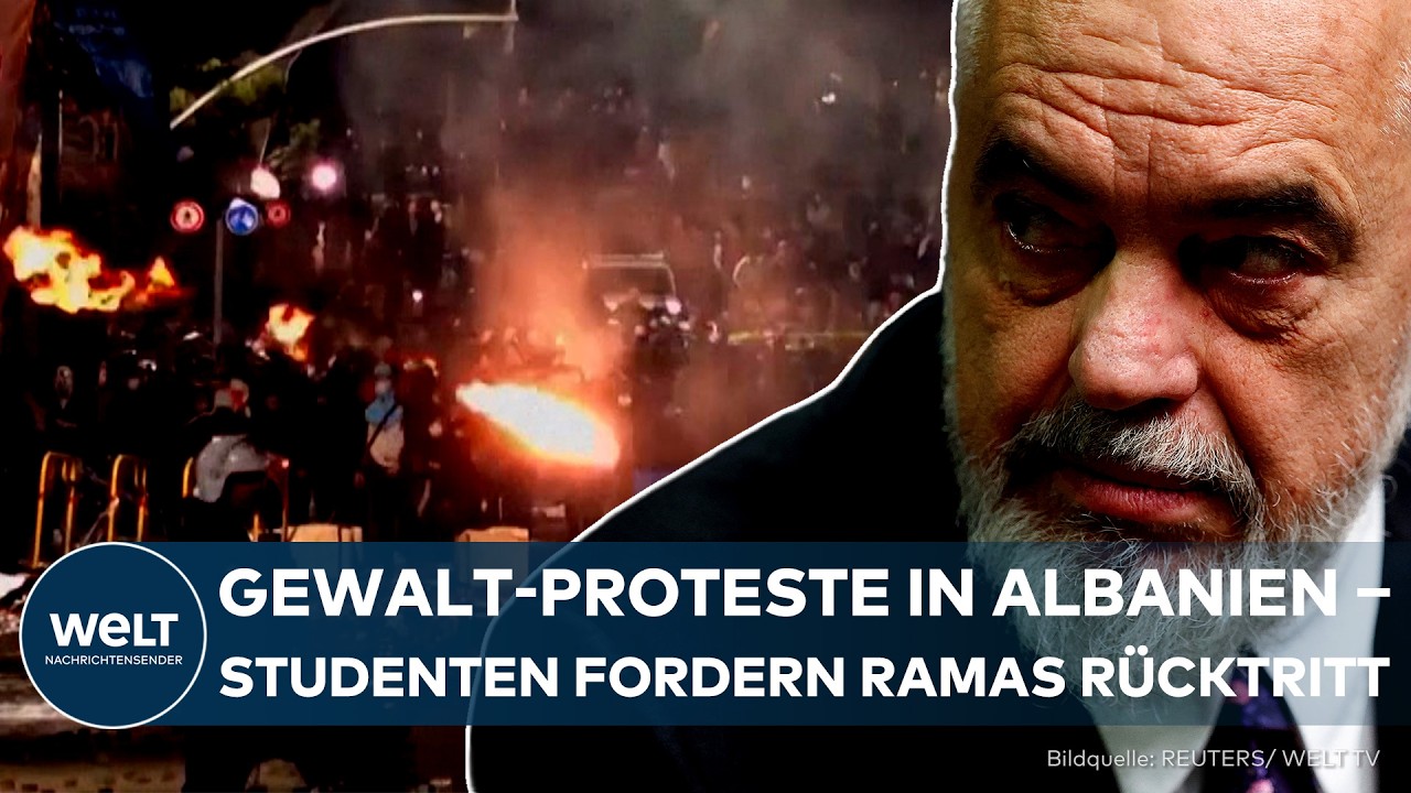 ALBANIEN-PROTESTE ESKALIEREN: Verletzte und Festnahmen! Studenten fordern Rücktritt von Edi Rama