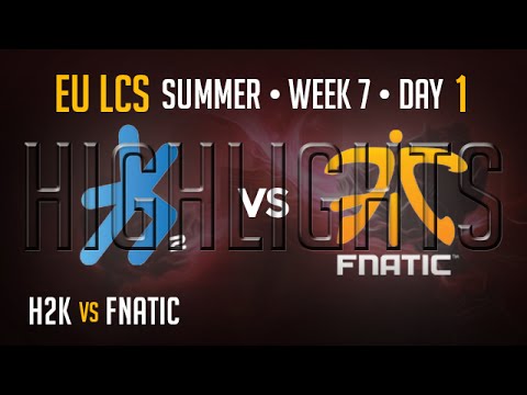 H2K vs Fnatic HIGHLIGHTS | Week 7 EU LCS Summer Split 2015 S5 | H2K vs FNC W7