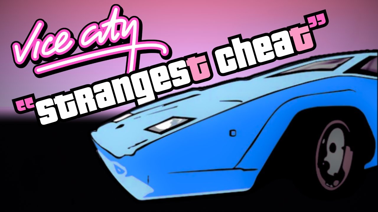 Is this the STRANGEST cheat in VICE CITY ?