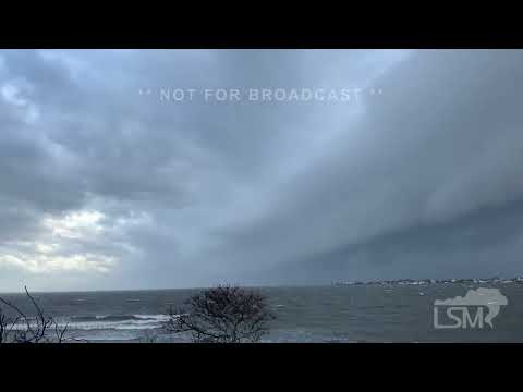 12-23-2022 Fairhaven, MA - Passage of arctic cold front - shelf cloud