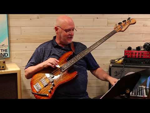 Real Bass Lessons 133 - Walking Over One Chord D Minor, Part 4