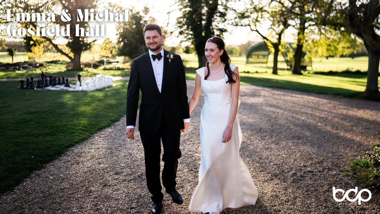 Gosfield Hall wedding photography and film