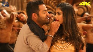 Reddy Ikkada Soodu 4K 60Fps Video Song || Aravindha Sametha || S.Thaman || Jr. NTR, Pooja Hegde