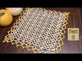 Tatting Beautiful Table Mat Part 2