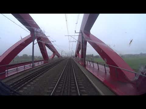 A train driver's view: Zwolle - Leiden CS, SLT, 23-Oct-2019