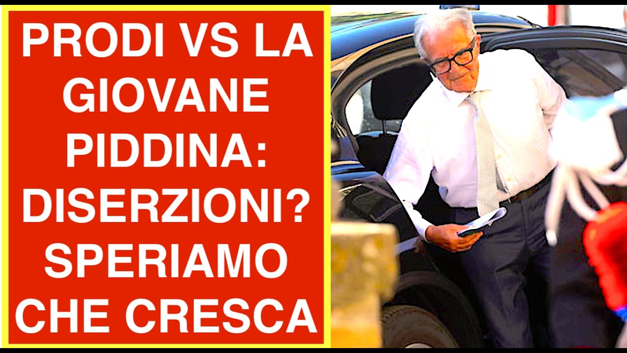 PRODI VS LA GIOVANE PIDDINA: DISERZIONI? SPERIAMO CHE CRESCA
