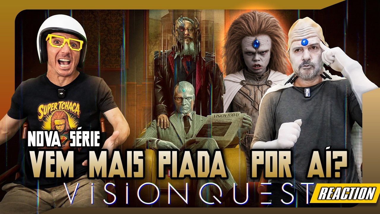 SERÁ QUE VAI SER SÓ PIADA?! 🤖📉 REAÇÃO: TRAILER DE VISION QUEST #visionquest
