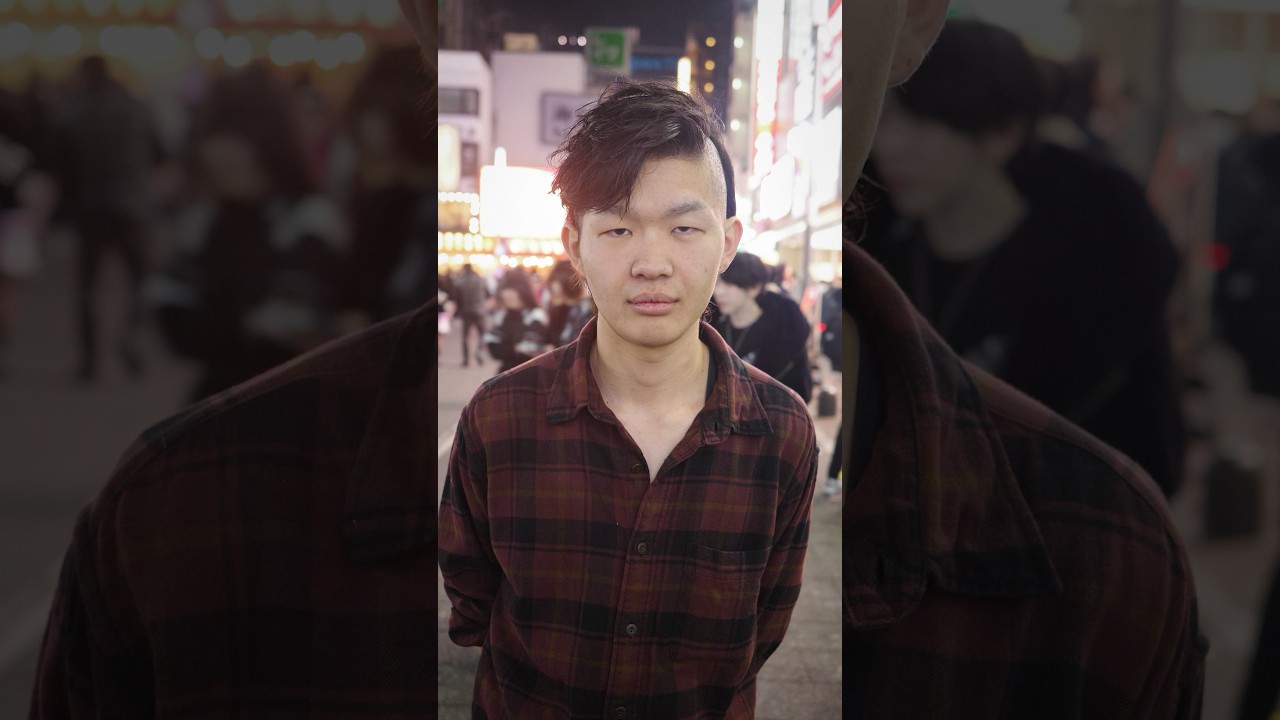 建築家志望の少年をバッサリ刈り上げてご機嫌にしたぞ！#メンズカット #メンズセット #路上カット #ストリートカット #大変身