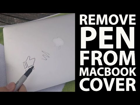 Macbook Pro How to remove marker pen ballpoint biro or...