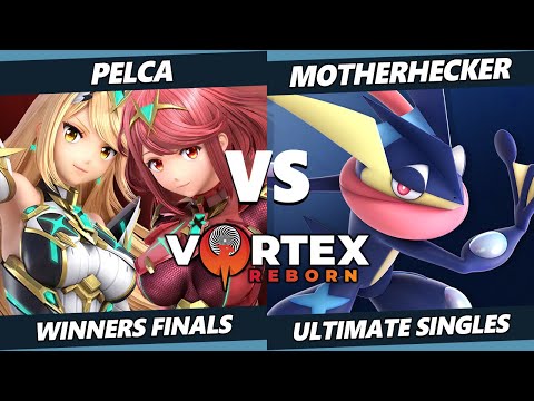 Vortex Legends 20 Winners Finals - Pelca (Pyra Mythra) Vs. MotherHecker (Greninja) SSBU Ultimate