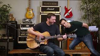 Video thumbnail for New Taylor 700 Series Guitars - The 722ce Grand Concert Demo by The Music Zoo