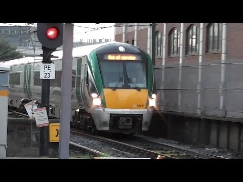 IE 22000 Class Intercity Train number 22211 - Tara Street Station, Dublin