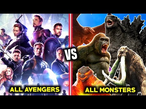 All Avengers Vs All Monsters in Hindi || Marvel vs Monsterverse in Hindi || Who is Powerful || Ep 03