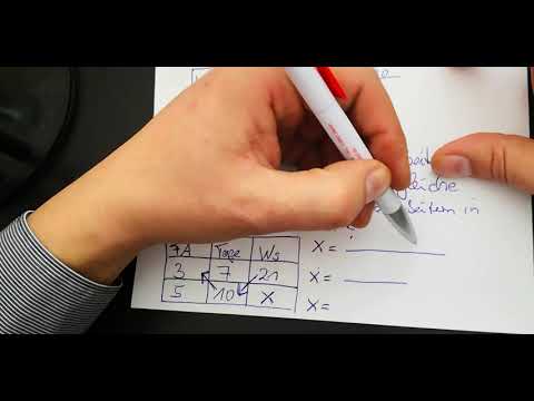 Zusammengesetzter Dreisatz erweiterter Dreisatz perfekt und einfach auflösen #dreisatz #mathe