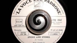 RAY CHARLES - STICKS AND STONES (La Voce Del Padrone)