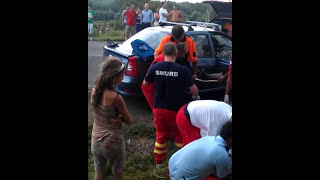 preview picture of video 'Dezastru pe ruta Galati Tecuci  accident la Sendreni dupa 2 la Barcea mortale'