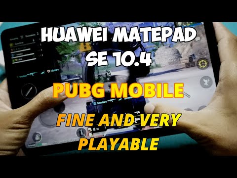 PUBG Mobile in Huawei MatePad SE 10.4 (Hand Cam)