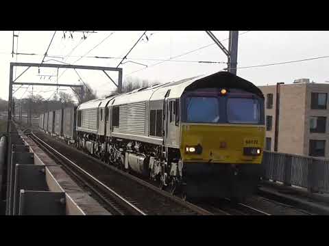 66122/66434 4s43 Daventry - Mossend Euroterminal Tesco. Sat. 26th November 2022