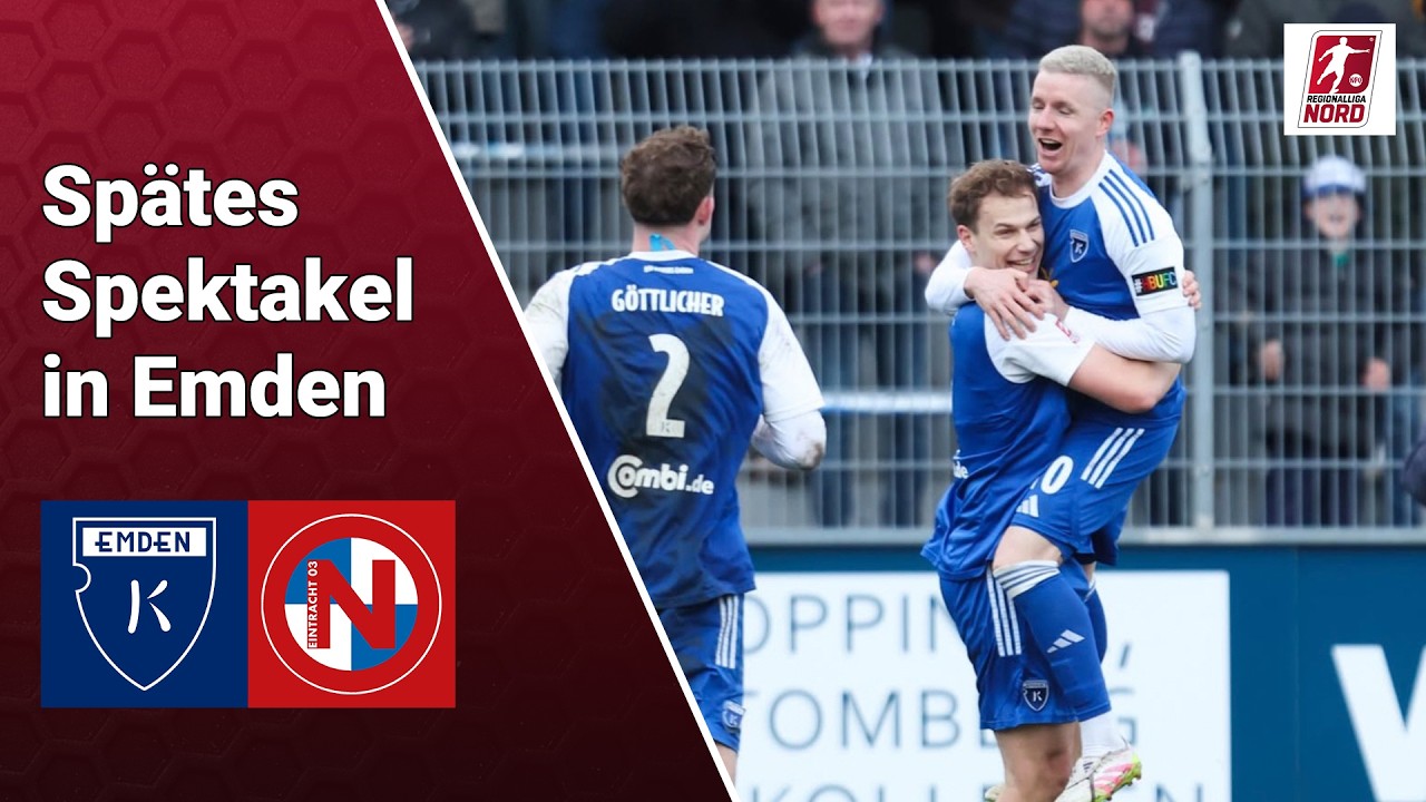 Kickers Emden vs Eintracht Norderstedt Highlights