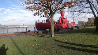 The big red light ship at Gravesend England - LV21