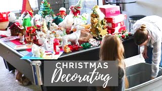 CHRISTMAS DECORATE WITH ME // Cleaning Mom // Christmas Time