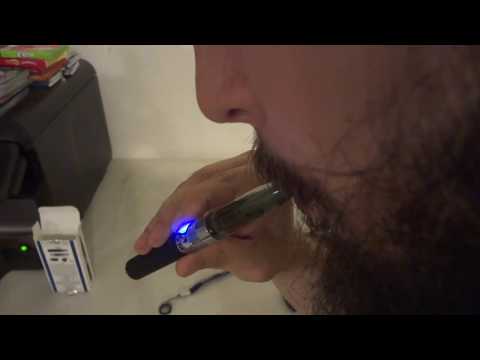 Part of a video titled UNBOXiNG REViEW OF HAUS VAPE PEN STARTER KiT BY MiSTiC