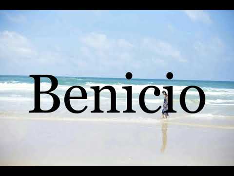 How To Pronounce Benicio🌈🌈🌈🌈🌈🌈Pronunciation Of Benicio