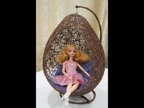 DIY Кресло-яйцо для кукол / Chair-egg for dolls