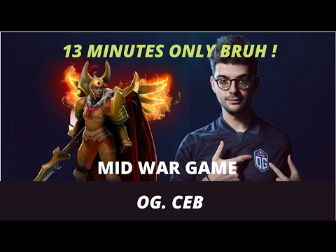 Dota 2 : Og. Ceb - Fastest Game in Dota 2 | Legion Commander -  13 minutes GG