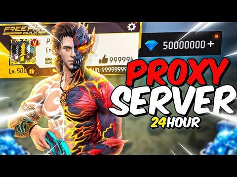 I Download the Secret Free Fire Proxy Server for 24 hours !!