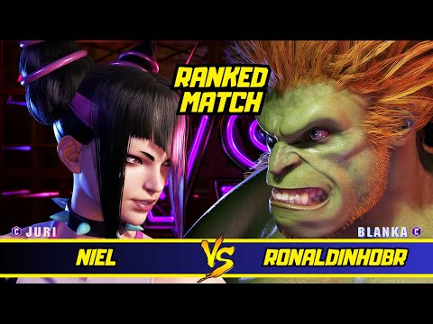 SF6 🔥 NIEL (JURI) VS RONALDINHOBR (BLANKA) 🔥 STREET FIGHTER 6