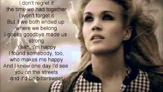 Good In Goodbye - Carrie Underwood (w/ lyrics)