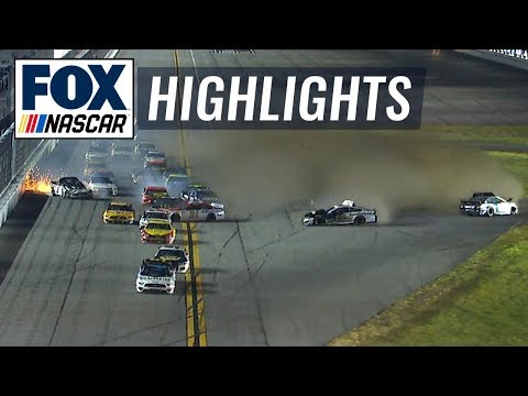 "The Big One" strikes late at the Daytona 500, takes out 19 drivers | NASCAR ON FOX HIGHLIGHTS