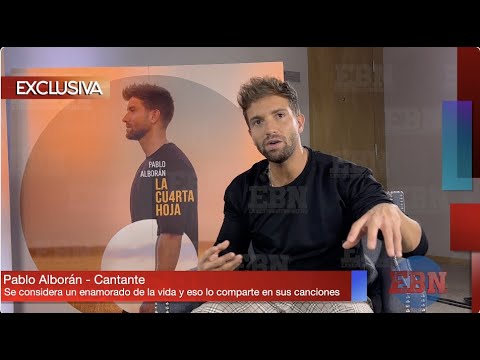 PABLO ALBORÁN nos cuenta que sus letras reflejan el amor y desamor que ha vivido