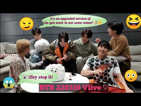Members teasing JK a lot during 220319 BTS Vlive 😂 & Jk explains 