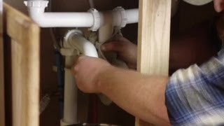 How to Remove the P-Trap Without a Plumbing Wrench : Plumbing Repairs