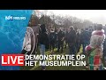 ? LIVE: Noodbevel van kracht in Amsterdam, honderden demonstranten op Museumplein
