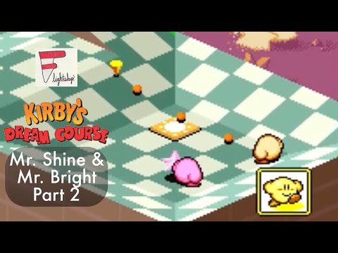 Kirby's Dream Course (Vs. Mr. Paulson): Mr. Shine and Mr. Bright Course Part 2
